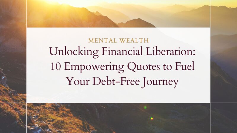 Debt Freedom Quotes